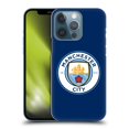 thumbnail image 1 of Head Case Designs Officially Licensed Manchester City Man City FC Badge Obsidian Full Colour Hard Back Case Compatible with Apple iPhone 13 Pro, 1 of 7