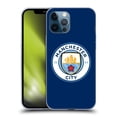thumbnail image 1 of Head Case Designs Officially Licensed Manchester City Man City FC Badge Obsidian Full Colour Soft Gel Case Compatible with Apple iPhone 12 Pro Max, 1 of 7