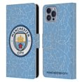 thumbnail image 1 of Head Case Designs Officially Licensed Manchester City Man City FC 2020/21 Badge Kit Home Leather Book Wallet Case Cover Compatible with Apple iPhone 14, 1 of 6