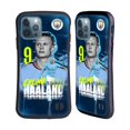 thumbnail image 1 of Head Case Designs Officially Licensed Manchester City Man City FC 2022/23 First Team Erling Haaland Hybrid Case Compatible with Apple iPhone 12 / iPhone 12 Pro, 1 of 7