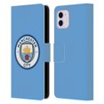 thumbnail image 1 of Head Case Designs Officially Licensed Manchester City Man City FC Badge Blue Full Colour Leather Book Wallet Case Cover Compatible with Apple iPhone 11, 1 of 6