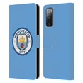 thumbnail image 1 of Head Case Designs Officially Licensed Manchester City Man City FC Badge Blue Full Colour Leather Book Wallet Case Cover Compatible with Samsung Galaxy S20 FE / 5G, 1 of 6