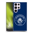 thumbnail image 1 of Head Case Designs Officially Licensed Manchester City Man City FC Badge Obsidian White Outline Hard Back Case Compatible with Samsung Galaxy S23 Ultra 5G, 1 of 7