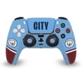 thumbnail image 1 of Head Case Designs Officially Licensed Manchester City Man City FC Logo Art 2022/23 Home Kit Vinyl Sticker Skin Decal Compatible with Sony PS5 Sony DualSense Controller, 1 of 5