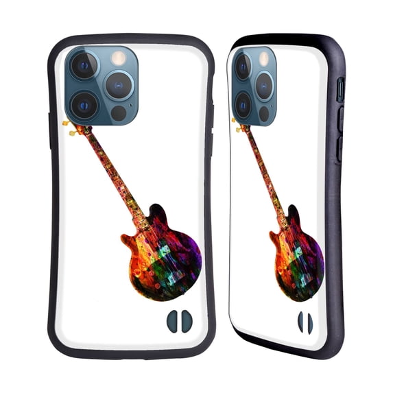 Head Case Designs Officially Licensed Mark Ashkenazi Music Guitar Hybrid Case Compatible with Apple iPhone 13 Pro