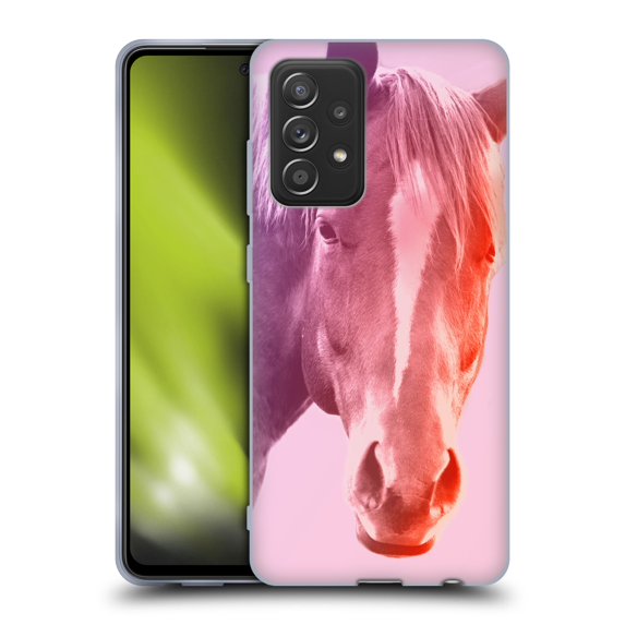 Head Case Designs Officially Licensed Mark Ashkenazi Pastel Potraits Horse Soft Gel Case Compatible with Samsung Galaxy A52 / A52s / 5G (2021)