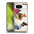 thumbnail image 1 of Head Case Designs Officially Licensed Mark Ashkenazi Pop Culture Map Of The World Soft Gel Case Compatible with Google Pixel 8, 1 of 7