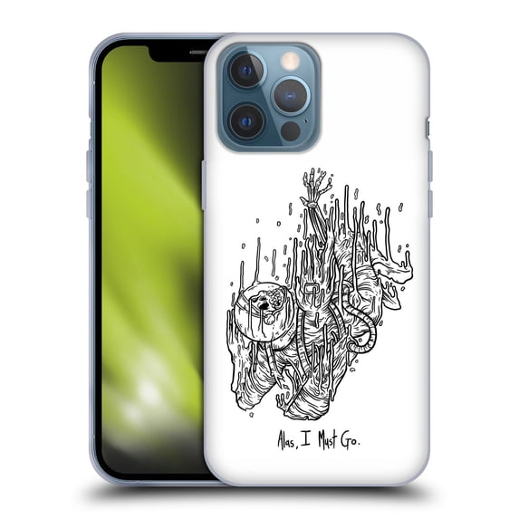 Head Case Designs Officially Licensed Matt Bailey Art Alas I Must Go Soft Gel Case Compatible with Apple iPhone 13 Pro Max