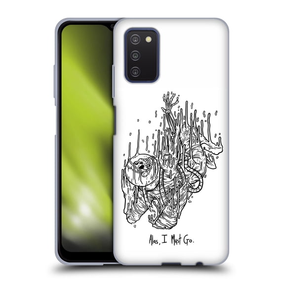 Head Case Designs Officially Licensed Matt Bailey Art Alas I Must Go Soft Gel Case Compatible with Samsung Galaxy A03s (2021)