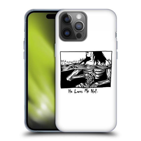 Head Case Designs Officially Licensed Matt Bailey Art Loves Me Not Soft Gel Case Compatible with Apple iPhone 14 Pro Max