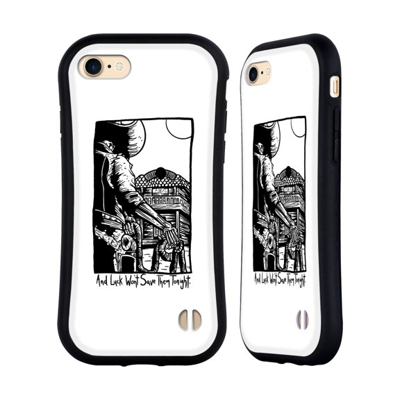 Head Case Designs Officially Licensed Matt Bailey Art Luck Won't Save Them Hybrid Case Compatible with Apple iPhone 7 / 8 / SE 2020 & 2022