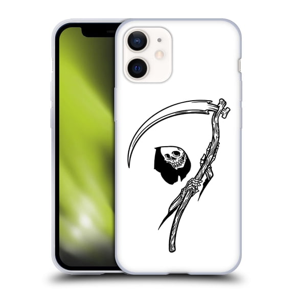 Head Case Designs Officially Licensed Matt Bailey Art Negative Reaper Soft Gel Case Compatible with Apple iPhone 12 Mini