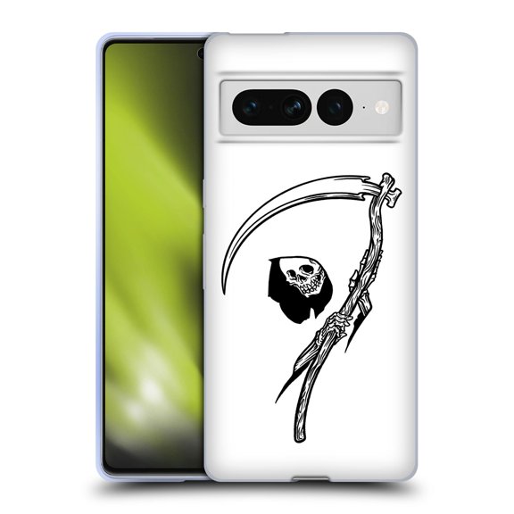 Head Case Designs Officially Licensed Matt Bailey Art Negative Reaper Soft Gel Case Compatible with Google Pixel 7 Pro