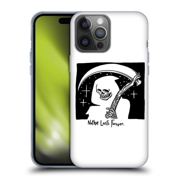 Head Case Designs Officially Licensed Matt Bailey Art Nothing Last Forever Soft Gel Case Compatible with Apple iPhone 14 Pro Max