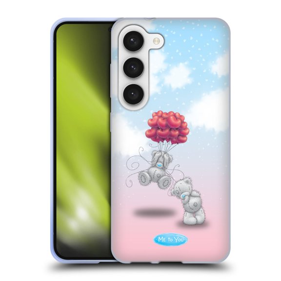 Head Case Designs Officially Licensed Me To You Classic Tatty Teddy Heart Balloons Soft Gel Case Compatible with Samsung Galaxy S23 5G