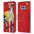 thumbnail image 1 of Head Case Designs Officially Licensed Michel Keck Dogs 2 Greyhound Leather Book Wallet Case Cover Compatible with Samsung Galaxy S10e, 1 of 6