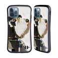 thumbnail image 1 of Head Case Designs Officially Licensed Michel Keck Dogs 2 Schnauzer Hybrid Case Compatible with Apple iPhone 12 / iPhone 12 Pro, 1 of 7
