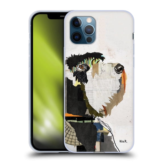 Head Case Designs Officially Licensed Michel Keck Dogs 2 Schnauzer Soft Gel Case Compatible with Apple iPhone 12 / iPhone 12 Pro