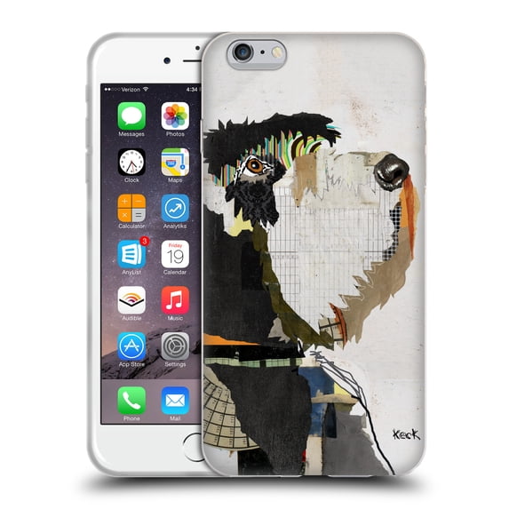 Head Case Designs Officially Licensed Michel Keck Dogs 2 Schnauzer Soft Gel Case Compatible with Apple iPhone 6 Plus / iPhone 6s Plus