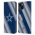 thumbnail image 1 of Head Case Designs NFL Dallas Cowboys Artwork Stripes Leather Book Wallet Case Cover For Apple iPhone 15, 1 of 6