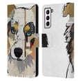 thumbnail image 1 of Head Case Designs Officially Licensed Michel Keck Dogs 3 Australian Shepherd Leather Book Wallet Case Cover Compatible with Samsung Galaxy S21 5G, 1 of 6