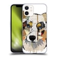 thumbnail image 1 of Head Case Designs Officially Licensed Michel Keck Dogs 3 Australian Shepherd Soft Gel Case Compatible with Apple iPhone 12 Mini, 1 of 7