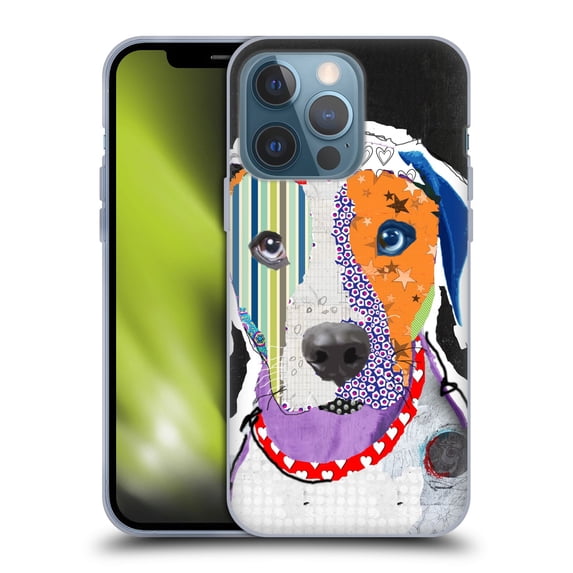 Head Case Designs Officially Licensed Michel Keck Dogs 3 Catahoula Leopard Soft Gel Case Compatible with Apple iPhone 13 Pro