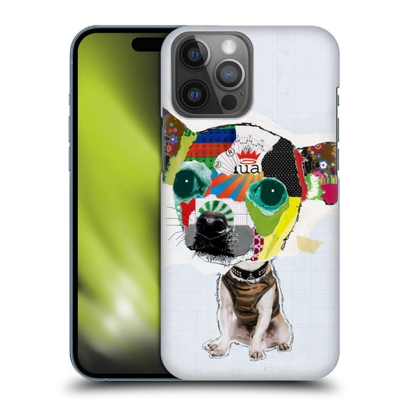 Head Case Designs Officially Licensed Michel Keck Dogs 3 Chihuahua 2 Hard Back Case Compatible with Apple iPhone 14 Pro Max
