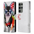 thumbnail image 1 of Head Case Designs Officially Licensed Michel Keck Dogs 3 Chihuahua Leather Book Wallet Case Cover Compatible with Samsung Galaxy S23 Ultra 5G, 1 of 6