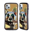 thumbnail image 1 of Head Case Designs Officially Licensed Michel Keck Dogs 3 German Shepherd Hybrid Case Compatible with Apple iPhone 14 Plus, 1 of 7
