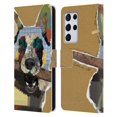 thumbnail image 1 of Head Case Designs Officially Licensed Michel Keck Dogs 3 German Shepherd Leather Book Wallet Case Cover Compatible with Samsung Galaxy S21 Ultra 5G, 1 of 6