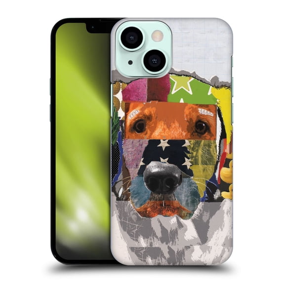 Head Case Designs Officially Licensed Michel Keck Dogs 3 Golden Retriever 2 Hard Back Case Compatible with Apple iPhone 13 Mini
