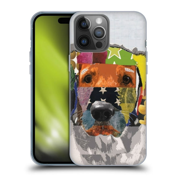 Head Case Designs Officially Licensed Michel Keck Dogs 3 Golden Retriever 2 Soft Gel Case Compatible with Apple iPhone 14 Pro Max