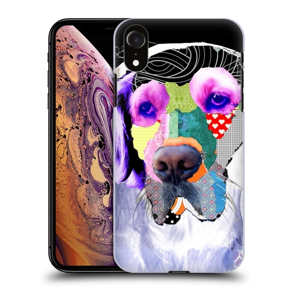 Head Case Designs Officially Licensed Michel Keck Dogs 3 Golden Retriever Hard Back Case Compatible with Apple iPhone XR