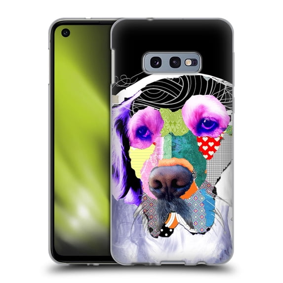 Head Case Designs Officially Licensed Michel Keck Dogs 3 Golden Retriever Soft Gel Case Compatible with Samsung Galaxy S10e