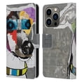 thumbnail image 1 of Head Case Designs Officially Licensed Michel Keck Dogs 3 Greyhound Leather Book Wallet Case Cover Compatible with Apple iPhone 14 Pro, 1 of 6