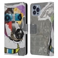 thumbnail image 1 of Head Case Designs Officially Licensed Michel Keck Dogs 3 Greyhound Leather Book Wallet Case Cover Compatible with Apple iPhone 14, 1 of 6