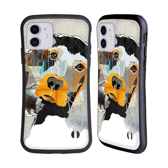 Head Case Designs Officially Licensed Michel Keck Dogs 3 Irish Setter Hybrid Case Compatible with Apple iPhone 11
