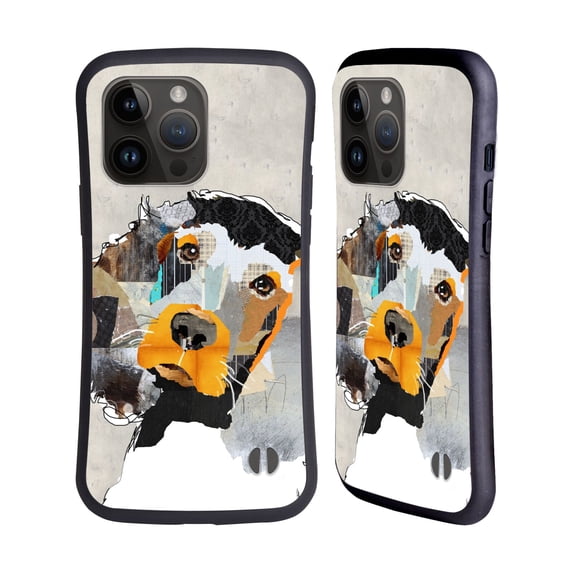 Head Case Designs Officially Licensed Michel Keck Dogs 3 Irish Setter Hybrid Case Compatible with Apple iPhone 15 Pro Max