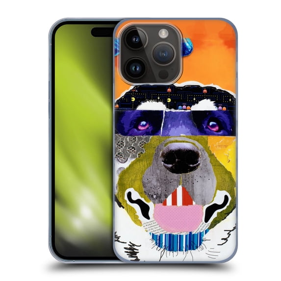 Head Case Designs Officially Licensed Michel Keck Dogs 3 Labrador Hard Back Case Compatible with Apple iPhone 15 Pro Max