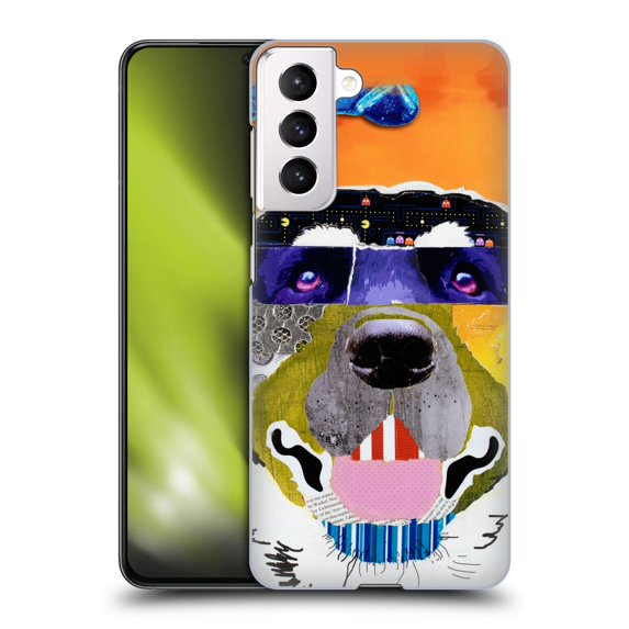 Head Case Designs Officially Licensed Michel Keck Dogs 3 Labrador Hard Back Case Compatible with Samsung Galaxy S21 5G