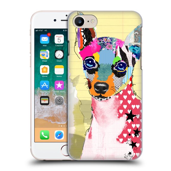 Head Case Designs Officially Licensed Michel Keck Dogs 3 Mini Pinscher Hard Back Case Compatible with Apple iPhone 7 / 8 / SE 2020 & 2022