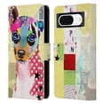 thumbnail image 1 of Head Case Designs Officially Licensed Michel Keck Dogs 3 Mini Pinscher Leather Book Wallet Case Cover Compatible with Google Pixel 8, 1 of 6