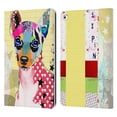 thumbnail image 1 of Head Case Designs Officially Licensed Michel Keck Dogs 3 Mini Pinscher Leather Book Wallet Case Cover Compatible with Apple iPad 9.7 2017 / iPad 9.7 2018, 1 of 6