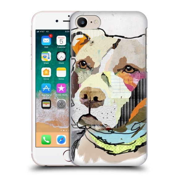 Head Case Designs Officially Licensed Michel Keck Dogs 3 Pit Bull Hard Back Case Compatible with Apple iPhone 7 / 8 / SE 2020 & 2022