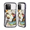 thumbnail image 1 of Head Case Designs Officially Licensed Michel Keck Dogs 3 Pit Bull Hybrid Case Compatible with Apple iPhone 15 Pro Max, 1 of 7