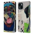 thumbnail image 1 of Head Case Designs Officially Licensed Michel Keck Dogs Rottweiler Leather Book Wallet Case Cover Compatible with Apple iPhone 15, 1 of 6