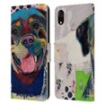 thumbnail image 1 of Head Case Designs Officially Licensed Michel Keck Dogs Rottweiler Leather Book Wallet Case Cover Compatible with Apple iPhone XR, 1 of 6