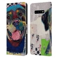 thumbnail image 1 of Head Case Designs Officially Licensed Michel Keck Dogs Rottweiler Leather Book Wallet Case Cover Compatible with Samsung Galaxy S10+ / S10 Plus, 1 of 6