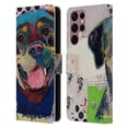 thumbnail image 1 of Head Case Designs Officially Licensed Michel Keck Dogs Rottweiler Leather Book Wallet Case Cover Compatible with Samsung Galaxy S22 Ultra 5G, 1 of 6